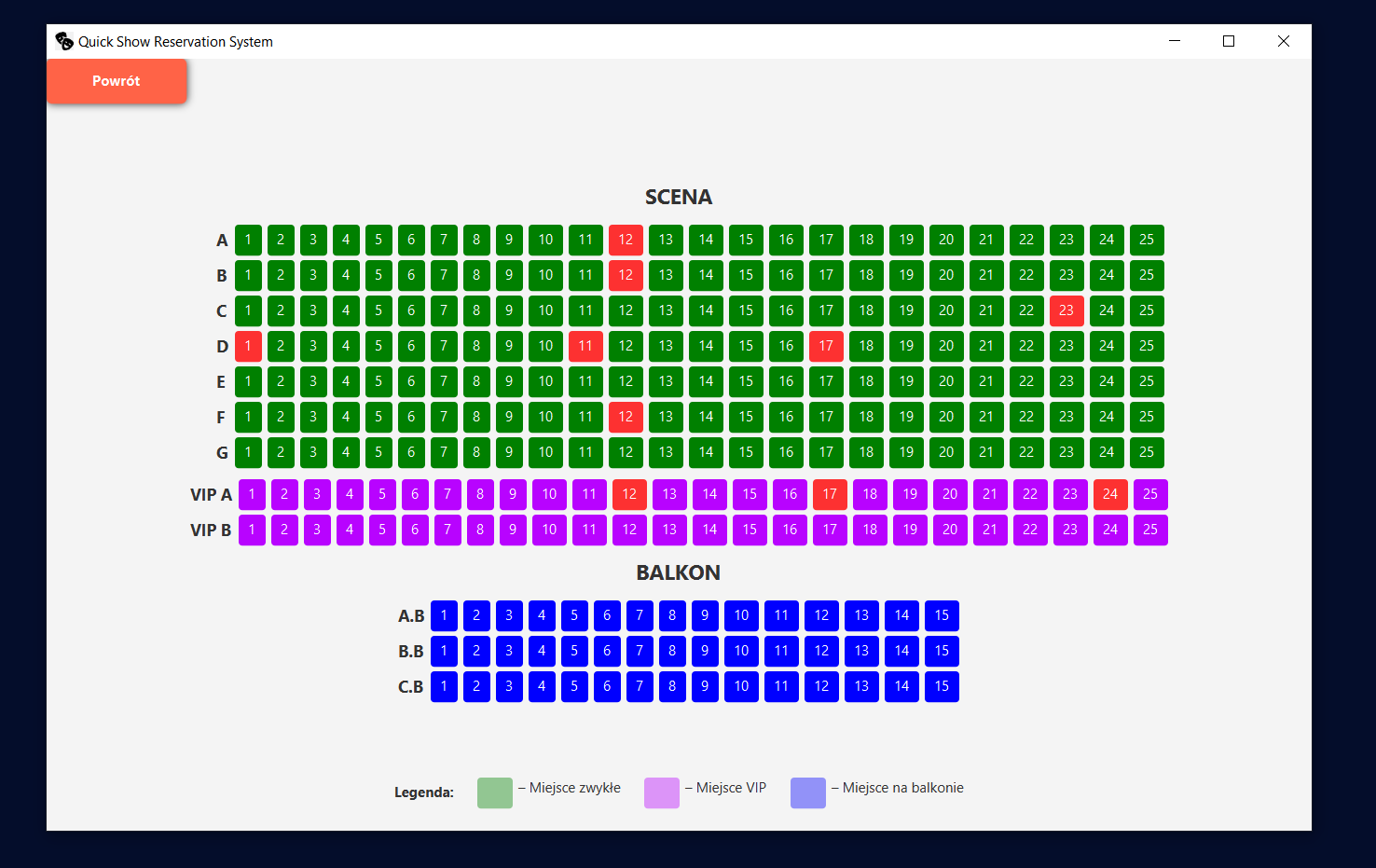 Podgląd System Rezerwacji